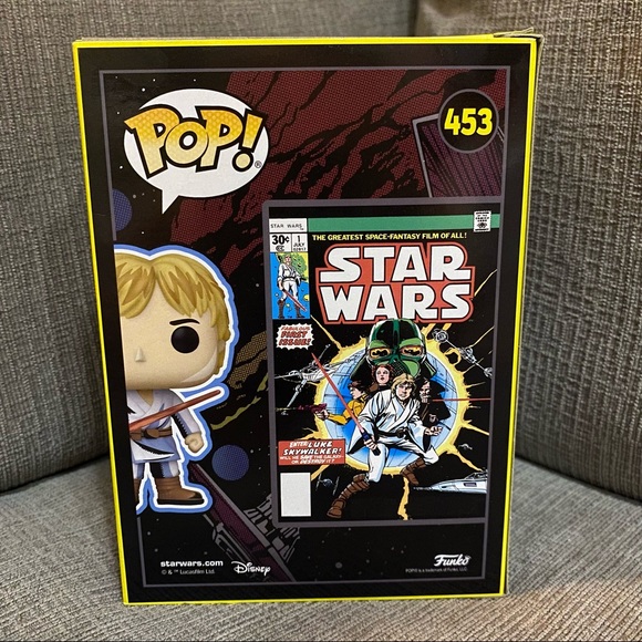 star wars retro series luke skywalker bobble-head funko pop! #453 BNIB - Picture 5 of 6